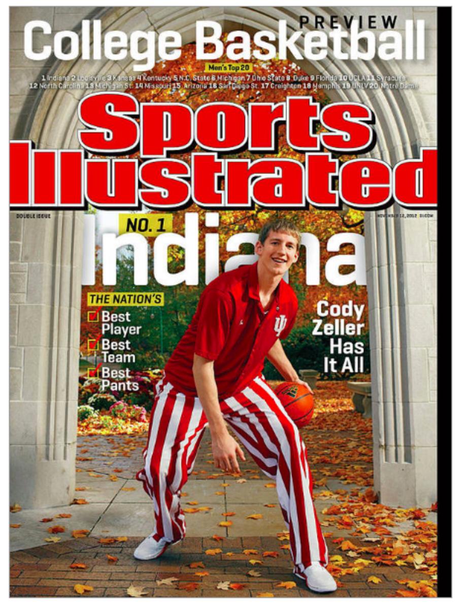 Cody Zeller appeared on the cover of Sports Illustrated in November of 2012 when the magazine named Indiana No. 1 in its preseason poll. (Sports Illustrated)